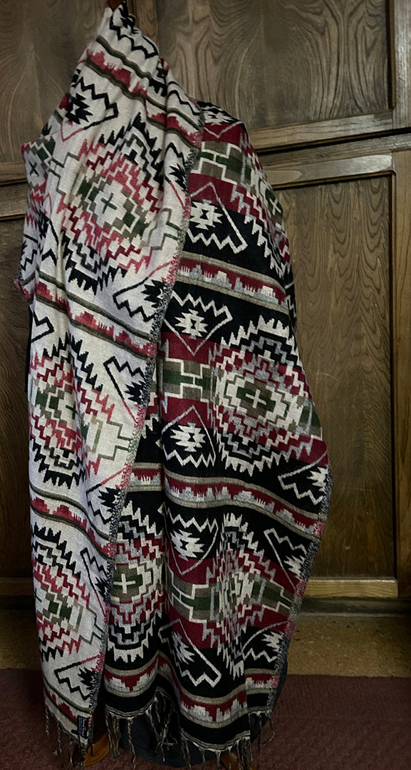 New Arrivals Sunheart Artist Ruana Jacket Reversible Boho Sophisticated Casual Lifestyle