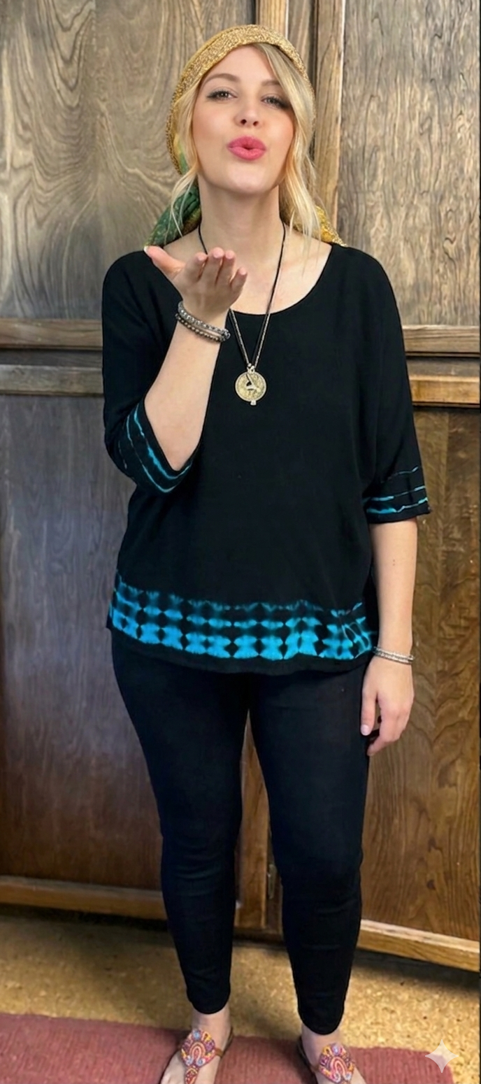 $50 OFF! Dairi Fashions Moroccan Cotton Double Dip Tie Dye