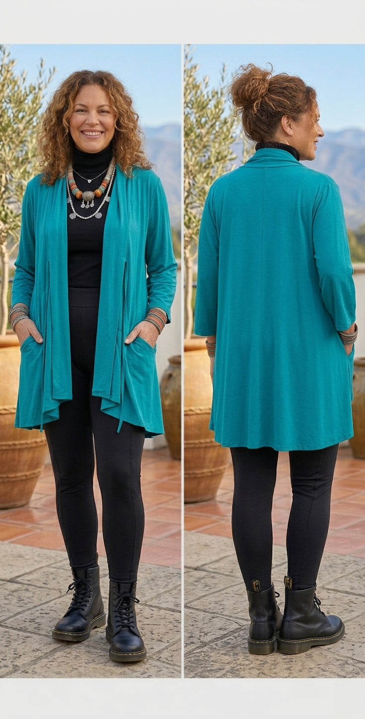 Sunheart Tibet Jacket Hippie Chic Plus Resort Wear Plus Sml-3x