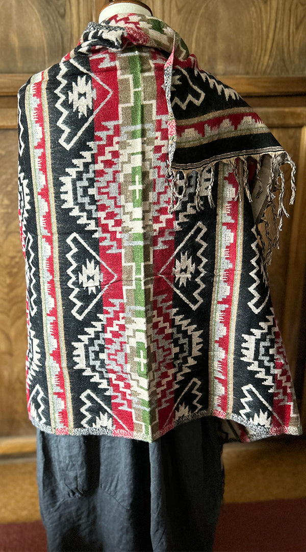 New Arrivals Sunheart Artist Ruana Jacket Reversible Boho Sophisticated Casual Lifestyle