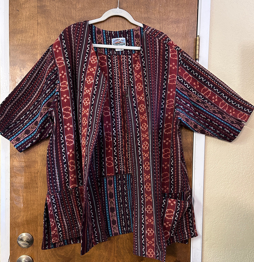 Tienda ho Authentic Hand Loomed Bodalacious  IKAT Jacket