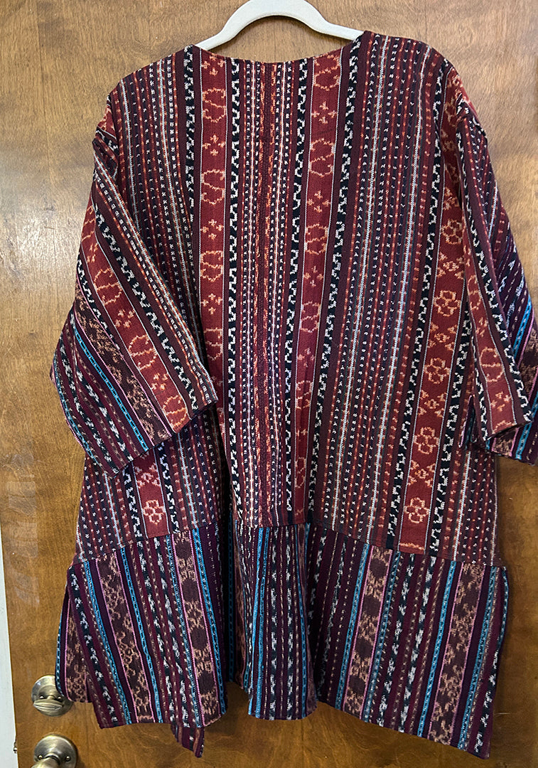 Tienda ho Authentic Hand Loomed Bodalacious  IKAT Jacket