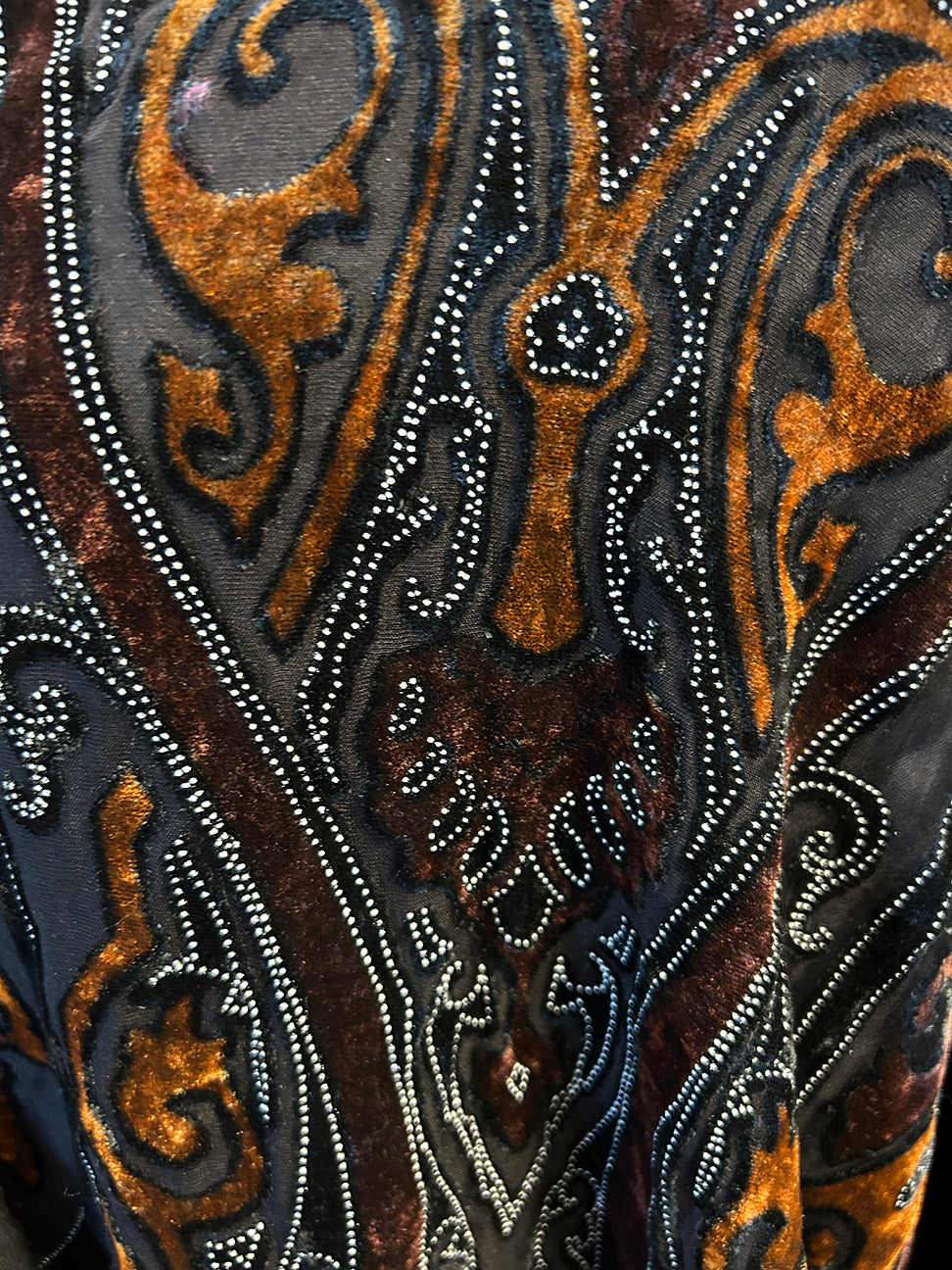 Silk Velvet Large OOAK SCARF Velvet Holiday Gift Altar Home Lifestyle 20" x 60"