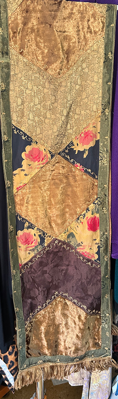 Scarf Gift Altar Home Lifestyle 15" x 80" Pieced Velvet
