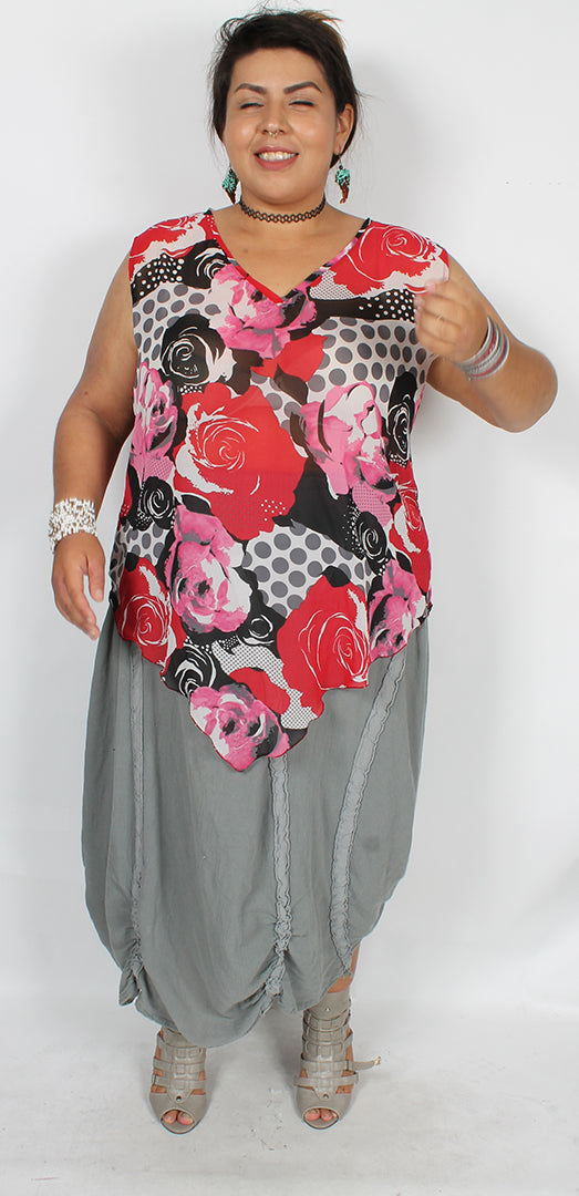 Sunheart  One-Size Tank Top on Two Different Bodies Sml-2x
