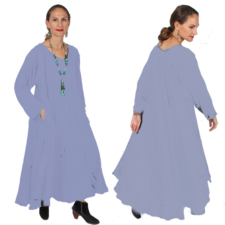 Dairi Fashions Juno Dress  Moroccan Cotton Bias Cut Sml-7X