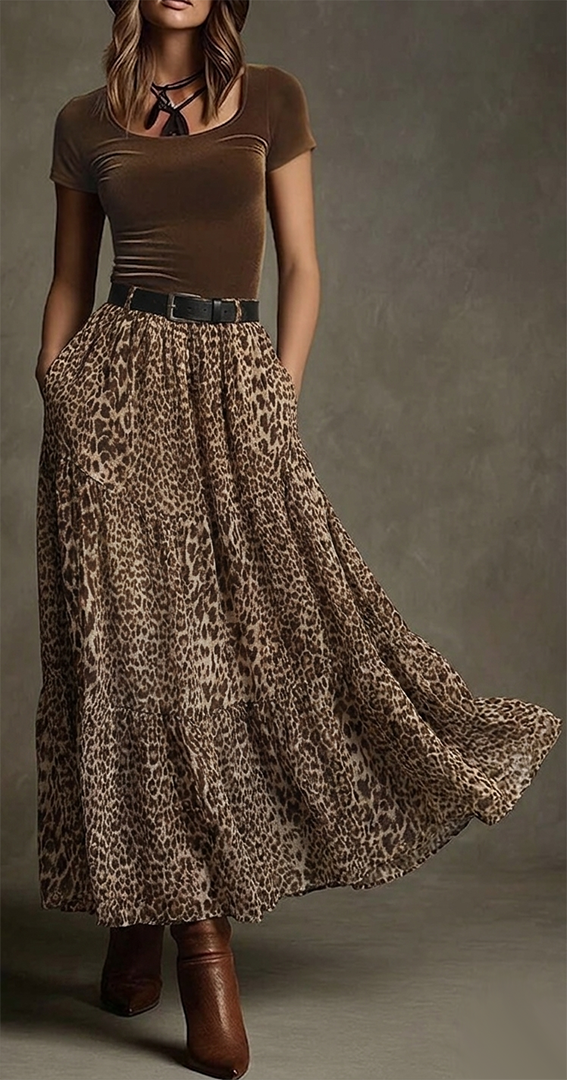 LEOPARD Skirt