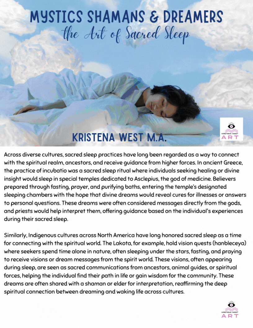 Sacred Sleep eBook by Kristena West M.A.