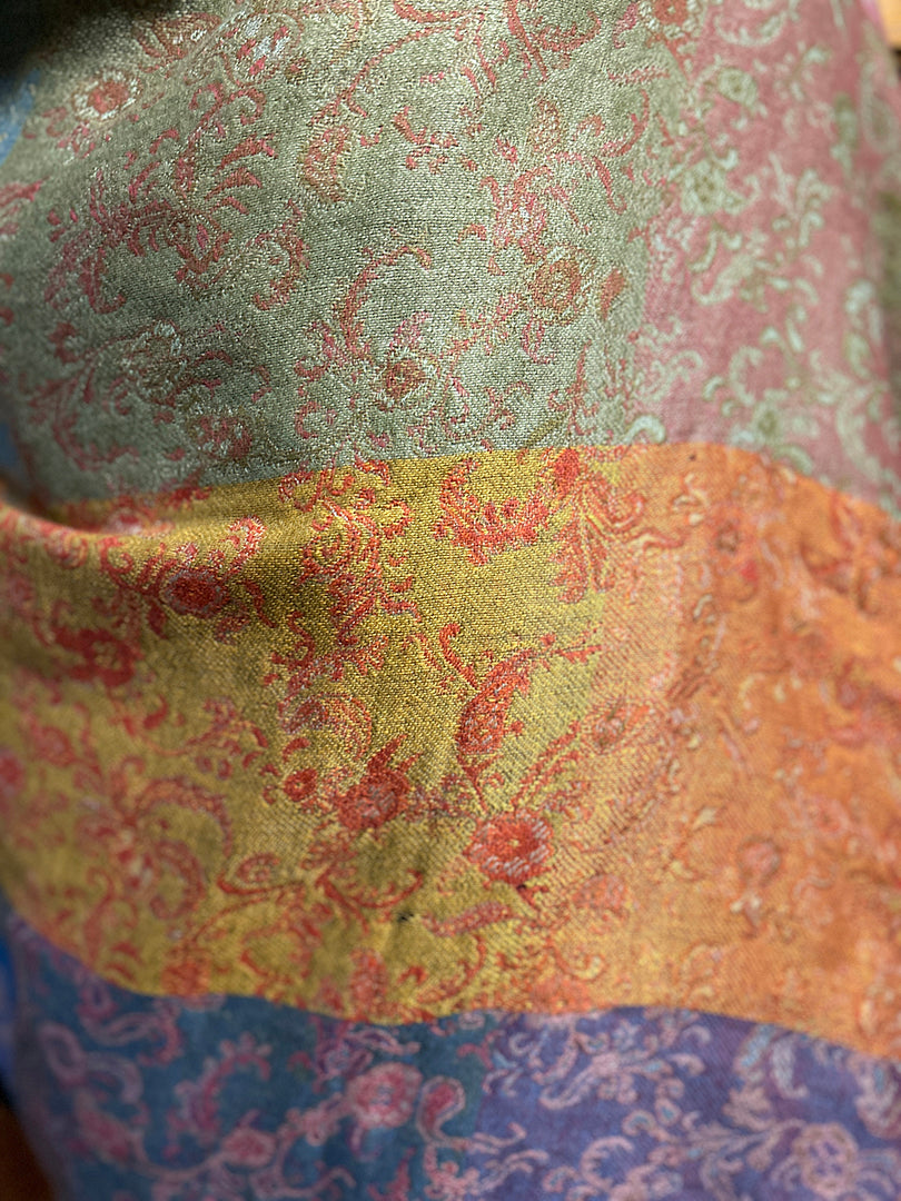 Misty Moors Large OOAK Winter Scarf  Gift Altar Home Lifestyle 30" x 81"