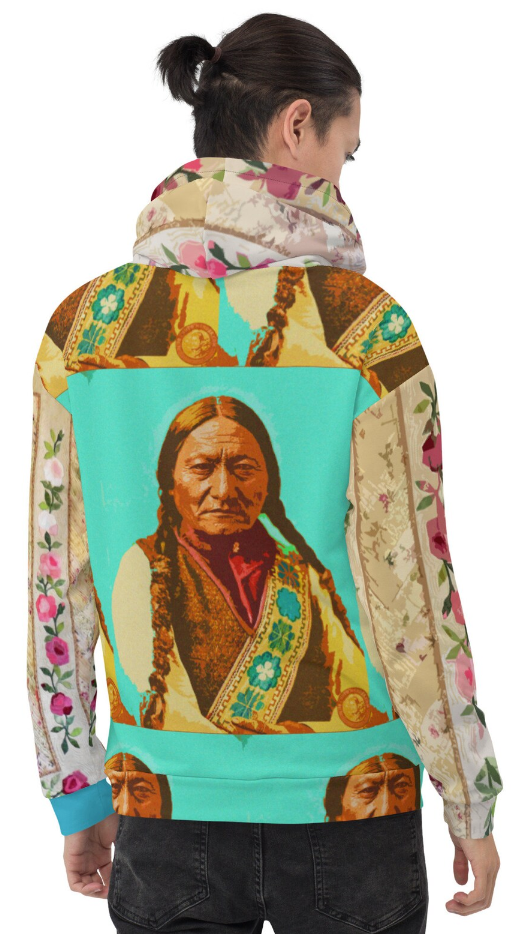 Sunheart Native American Spirit Folk Art Hoodie Pullover Small to Plus Sizes Sml-3X
