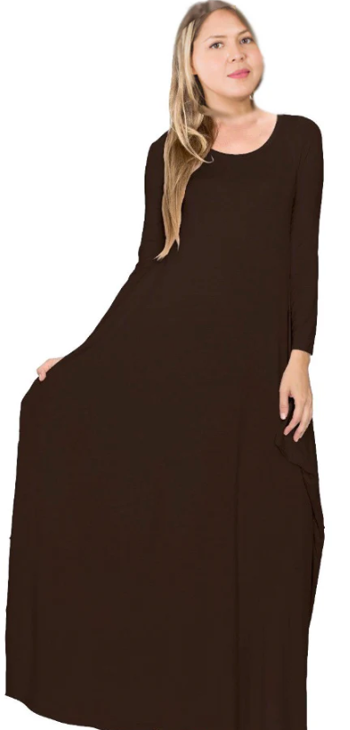 LAST ONE! Sunheart Freedom Black long-sleeve Dress Boho Hippie Chic Resort Wear Sml-6x
