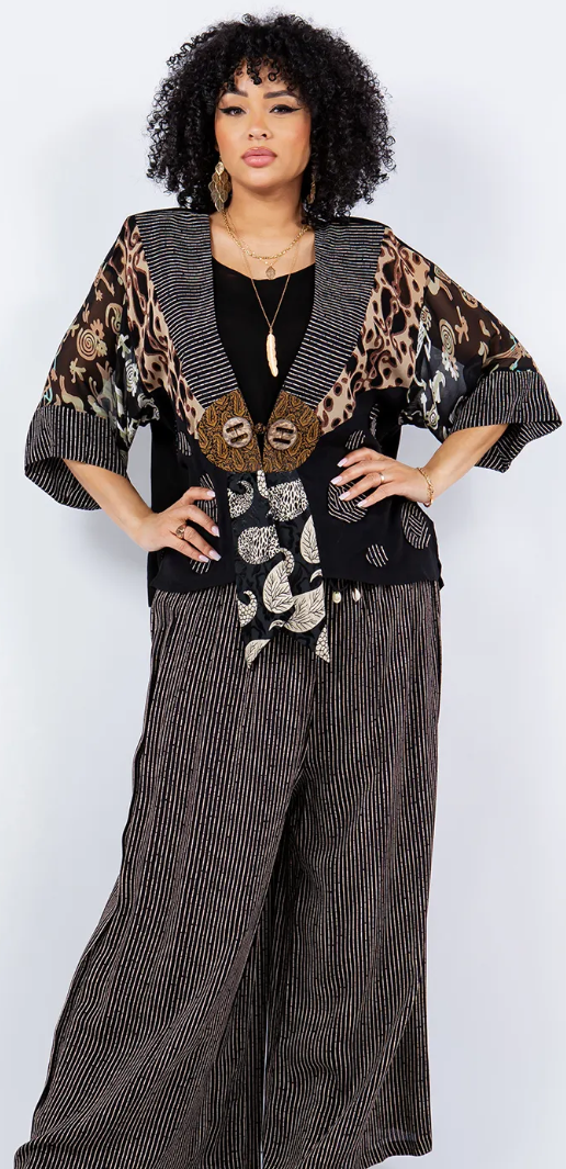 Sunheart Fashionista Fun & Flirty Jacket Boho Hippie Chic Resort Wear Sml-2X  - sunheartbohoclothing