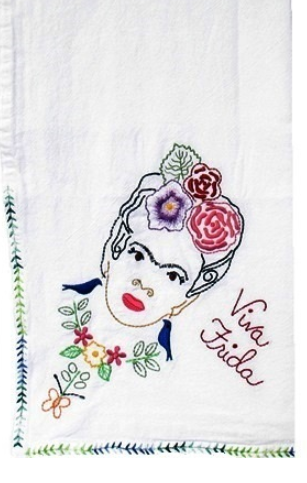 Two Frida Kahlo Tea Towel 27" X 27"