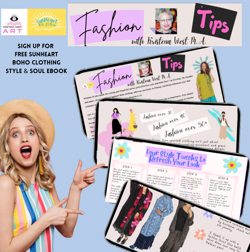 SunHeart Style & Soul Fashion Tips for Goddess Gals eBook Digital Download by Kristena West M.A