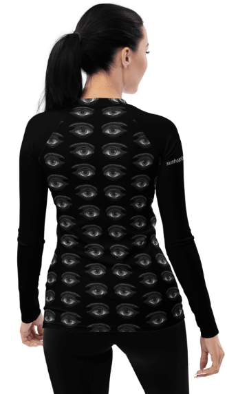 Sunheart I've Got My Eyes on You Women's Rash Guard Swim Top Outdoor Sports Sun Protection XS-3X