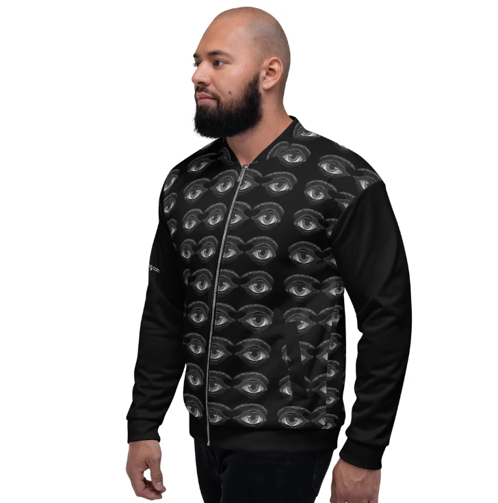 Eyes on you Bomber Jacket