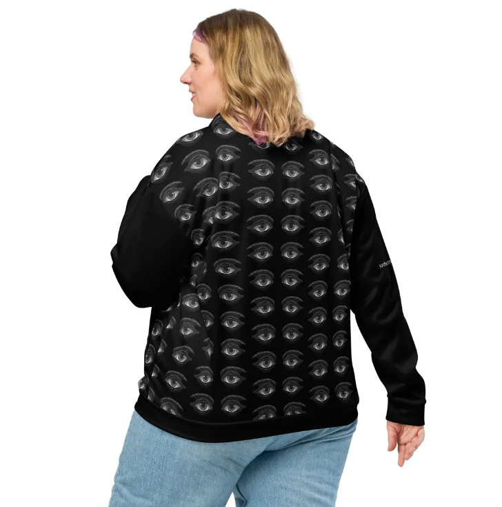 Eyes on you Bomber Jacket