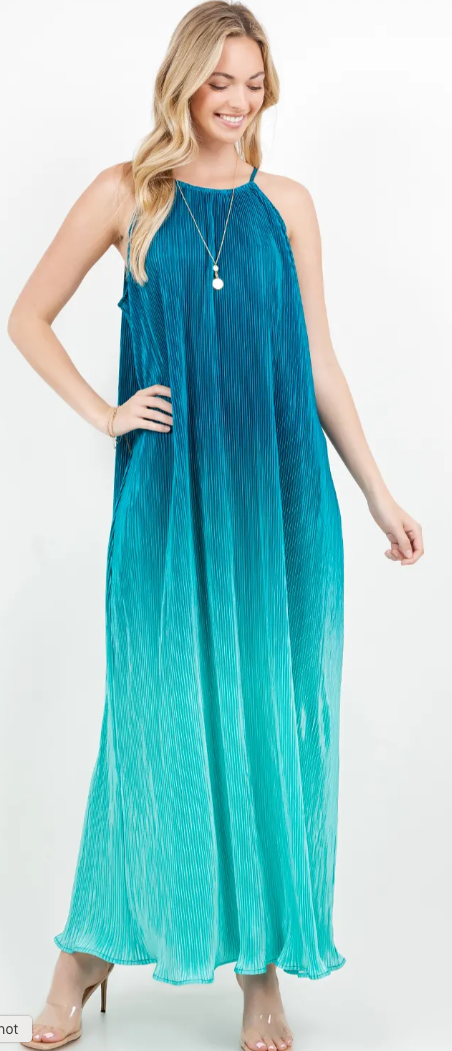 Sunheart Halter Tank Dress  Boho Hippie Chic Resort Wear Sml-4X_