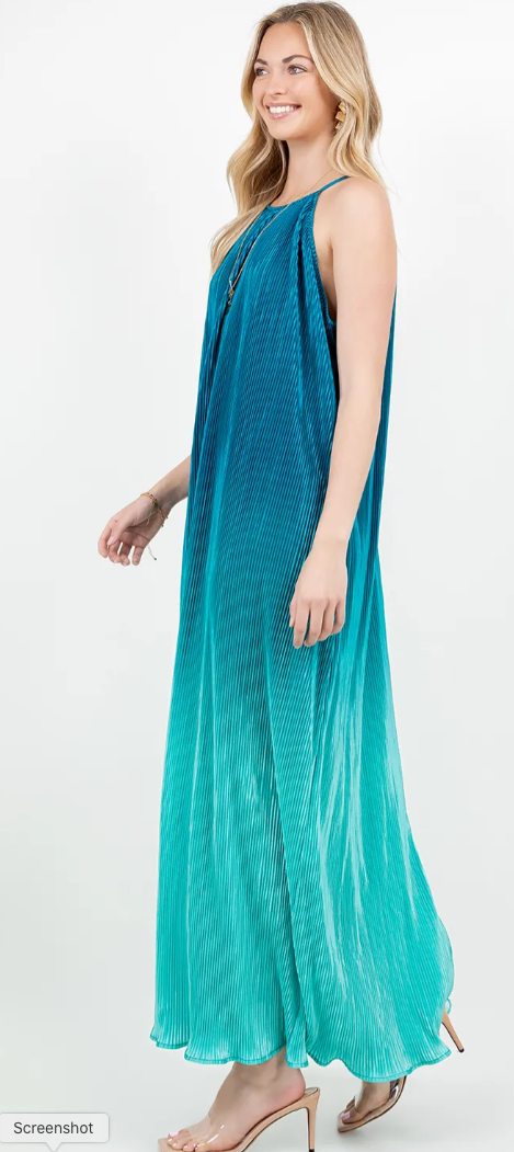 Sunheart Halter Tank Dress  Boho Hippie Chic Resort Wear Sml-4X_