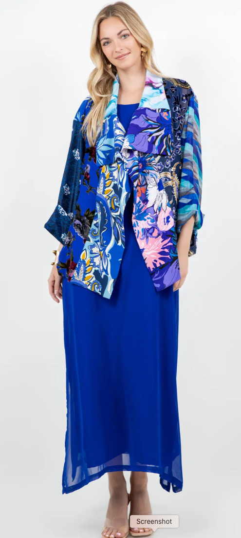 BlueBerry  Boho Chic Flirty Fashionista Jackets Small-2X