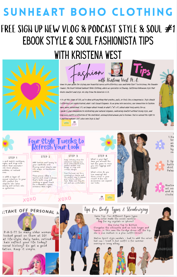 SunHeart Style & Soul Fashion Tips for Goddess Gals eBook Digital Download by Kristena West M.A