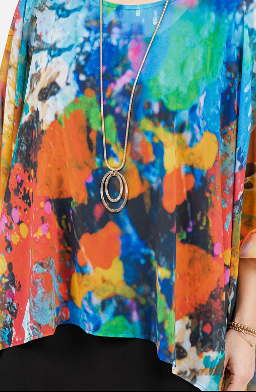 Boho Beauty Poncho Plus Top Boho Resort Festival Wear Hippie Chic Plus Sml-7X+