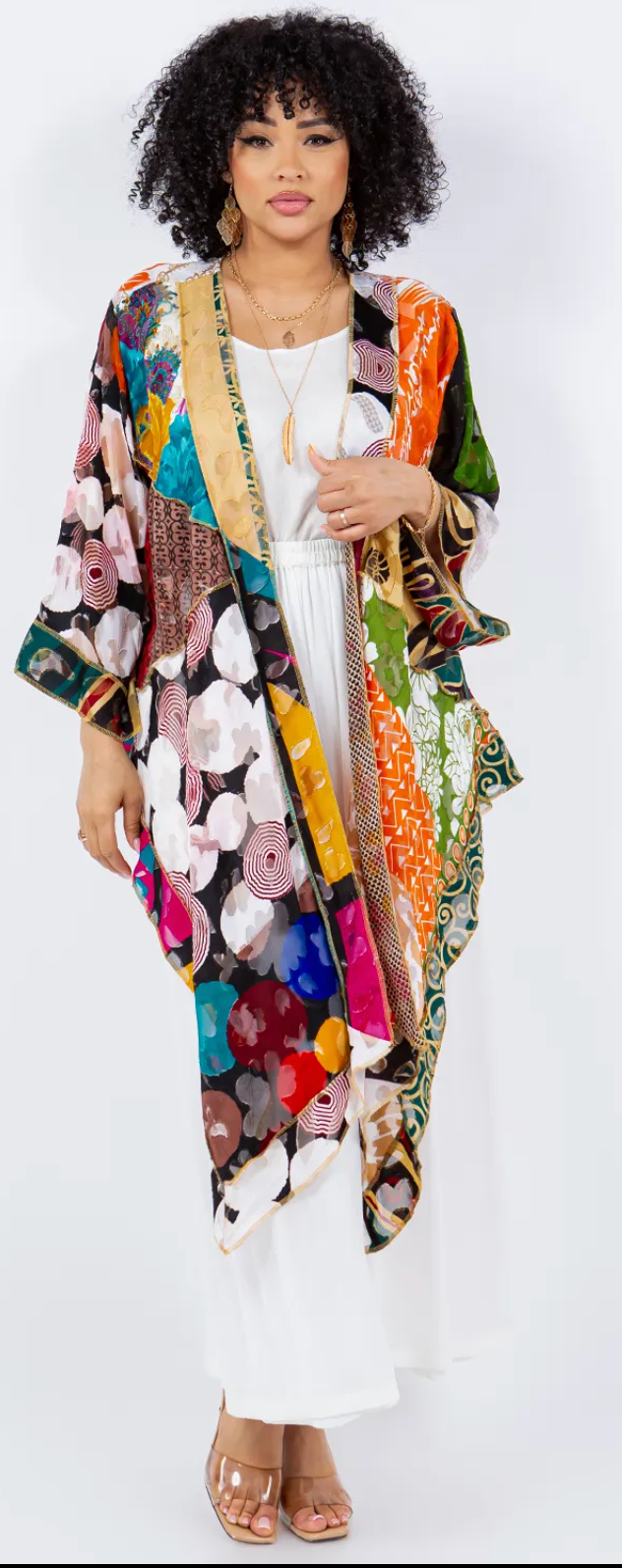 Sunheart Gypsy Scarf Jacket Boho  Hippie Chic Sml-Large-xl-1x