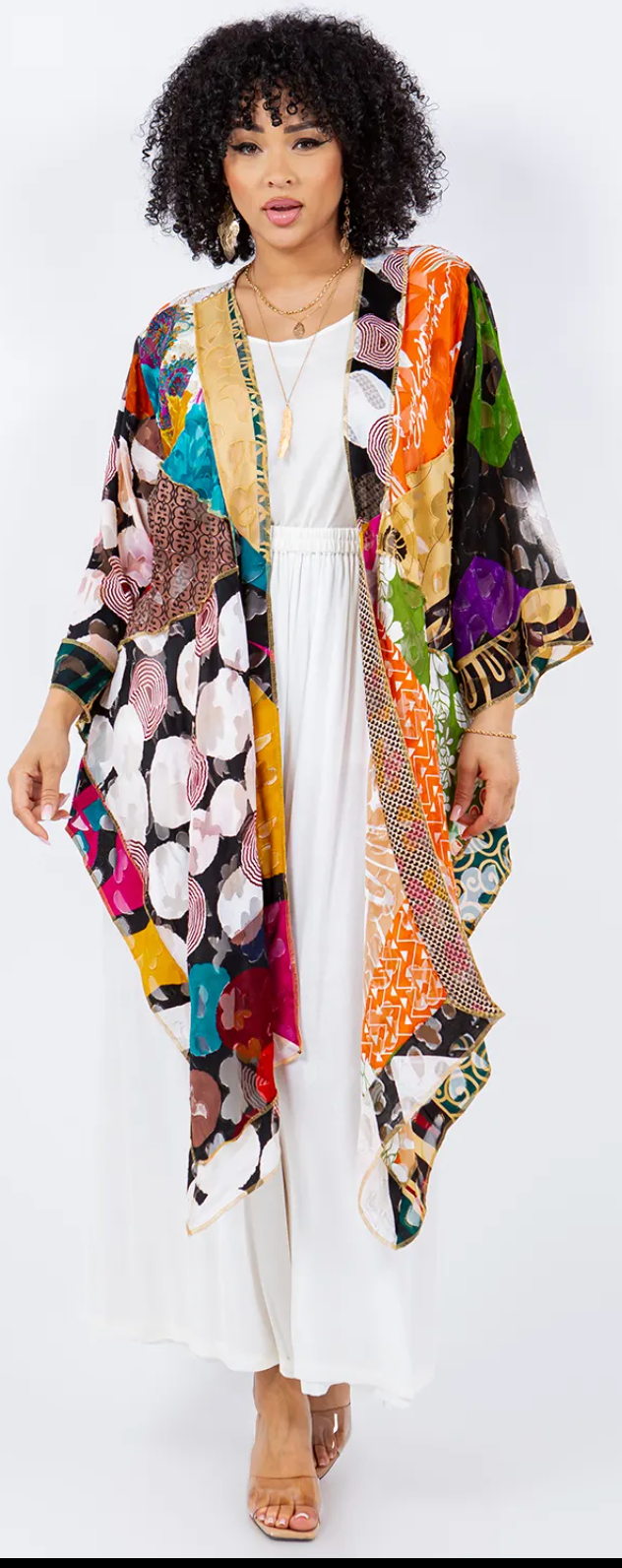Sunheart Gypsy Scarf Jacket Boho  Hippie Chic Sml-Large-xl-1x