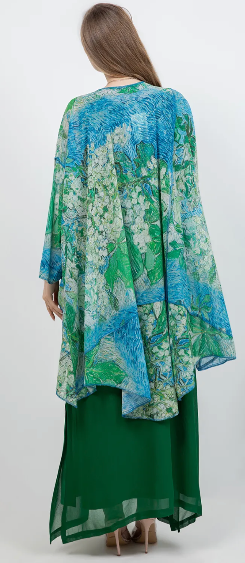 Greensleeves Mosaic hi-low Tunic Top Boho Hippie Chic Resort Wear Sml-10X
