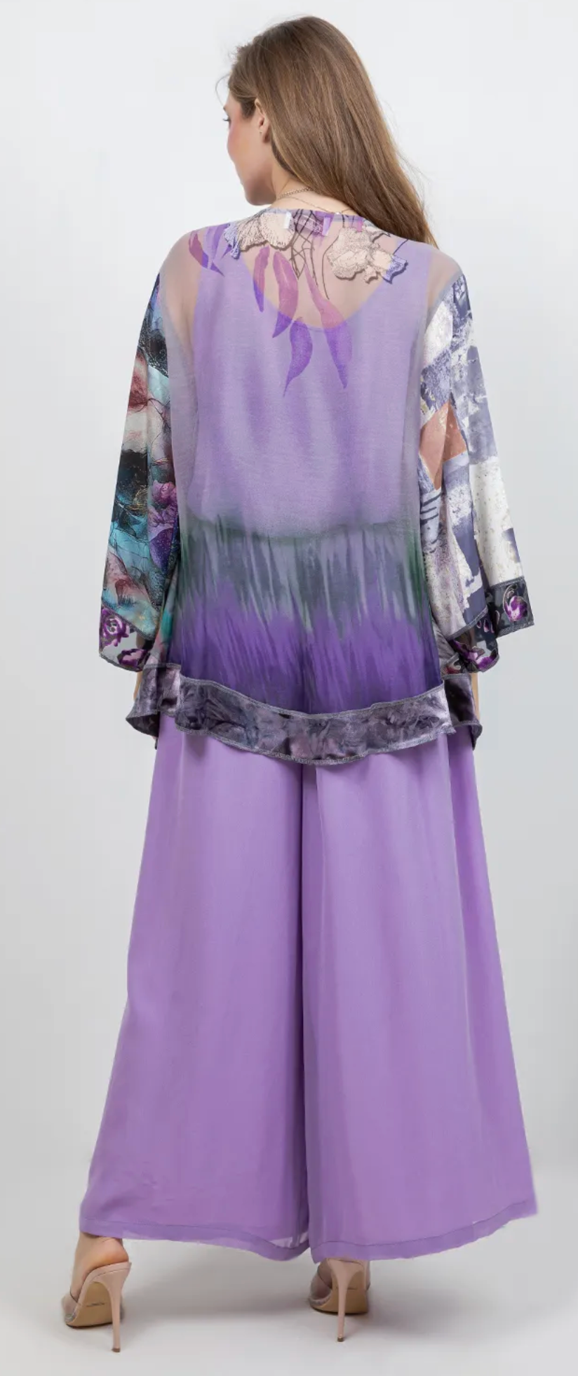 Amethyst Gallery Patchwork Kimono Jacket Sml-Med-Large-Xl