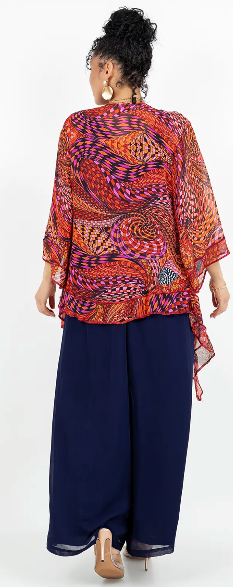 Sunset Samba Kimono Jacket Sml-Med-Large-Xl