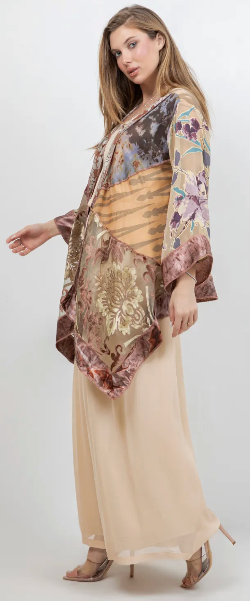 Siren Gallery Patchwork Kimono Jacket Sml-Med-Large-Xl