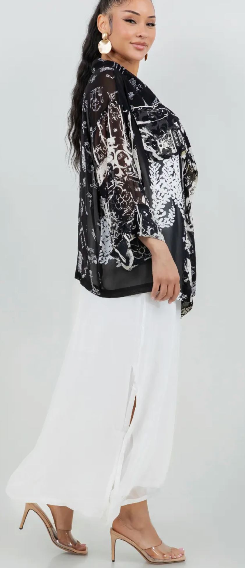 Paris Sketchbook Jacket Drape Sml-2x