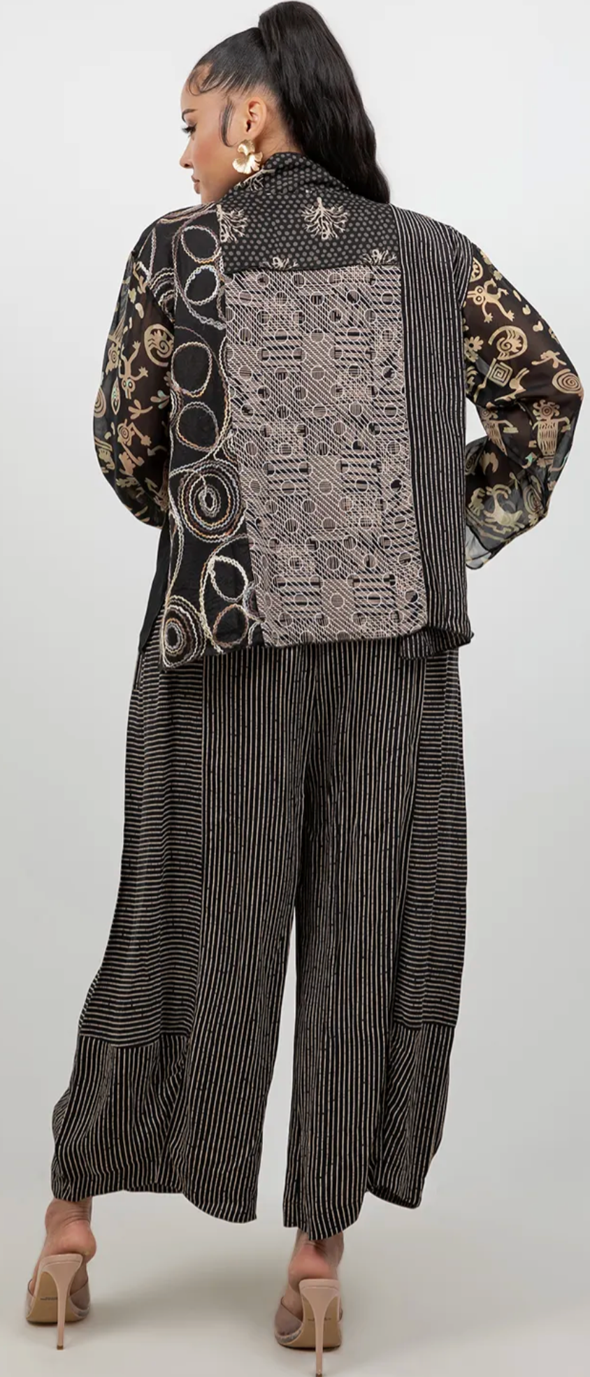Siren Gallery Kantha Cotton Kimono Jacket Sml-Med-Large-1X+