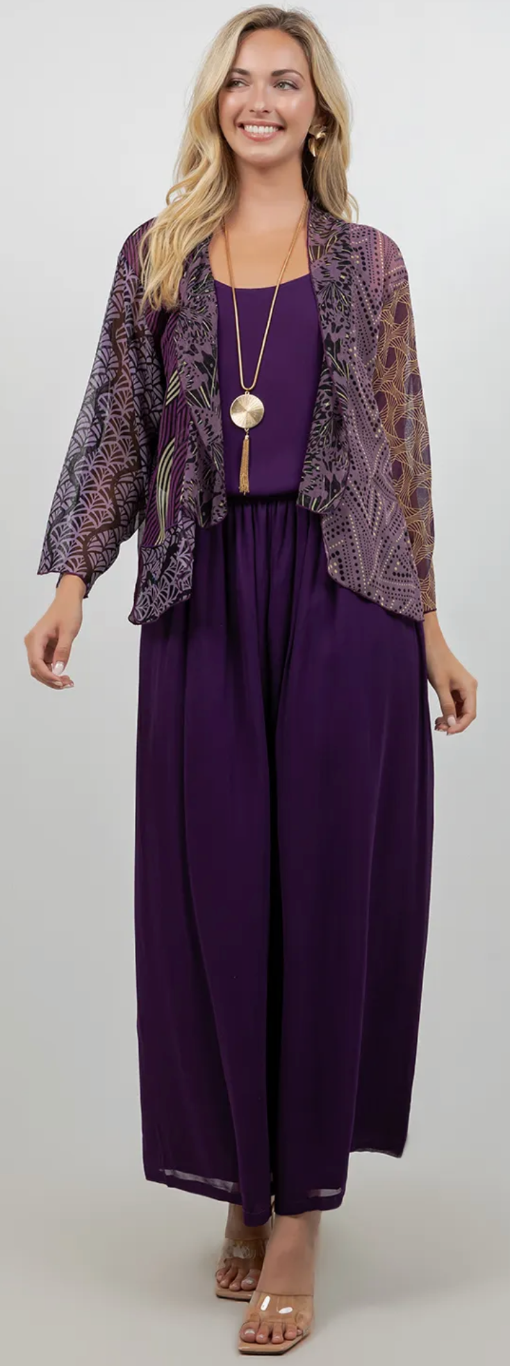 $66 OFF Jacket – Plum One Size Fits Small to 2X