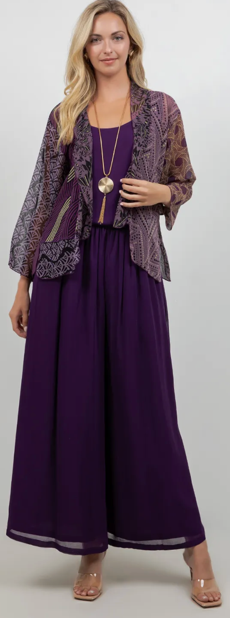 $66 OFF Jacket – Plum One Size Fits Small to 2X