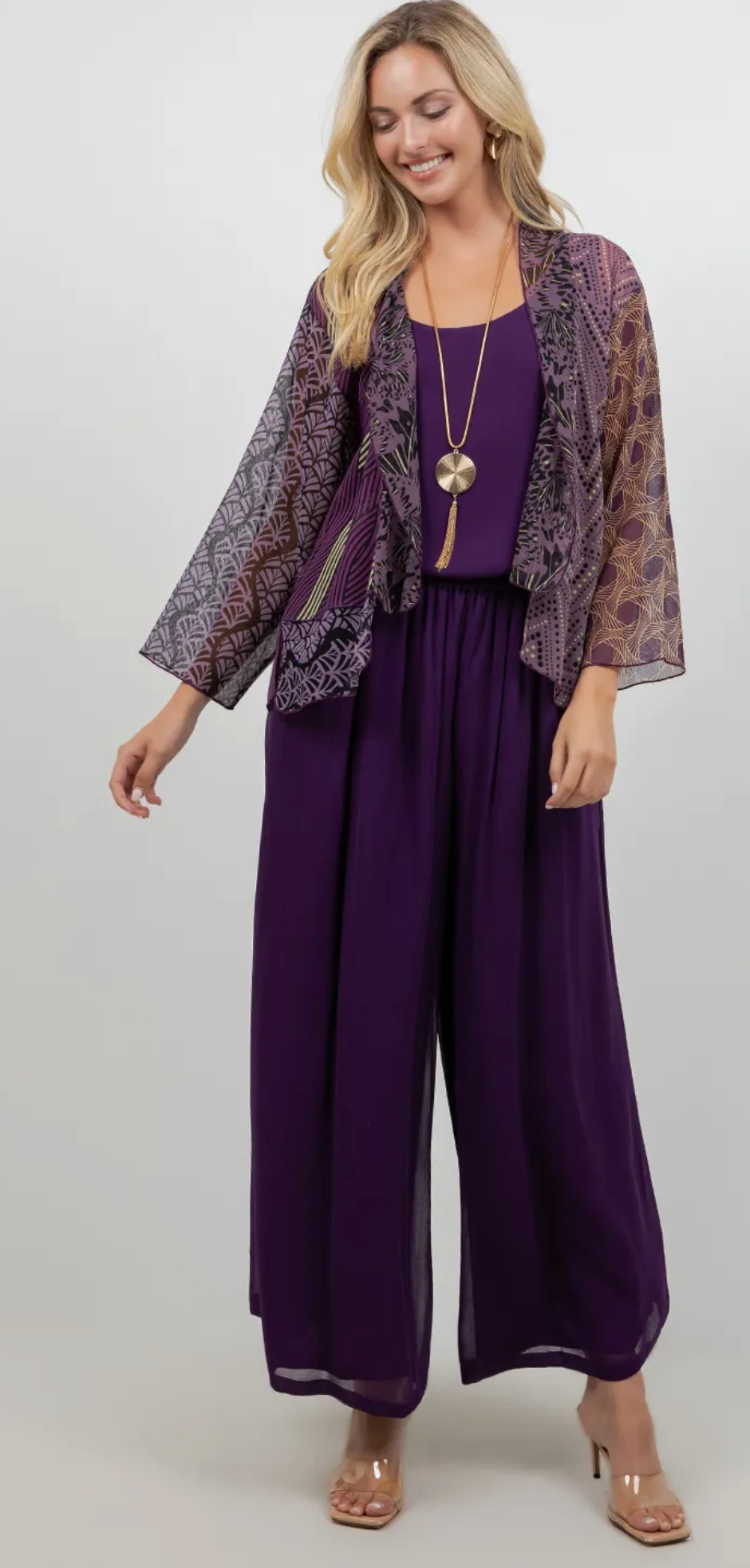 $66 OFF Jacket – Plum One Size Fits Small to 2X