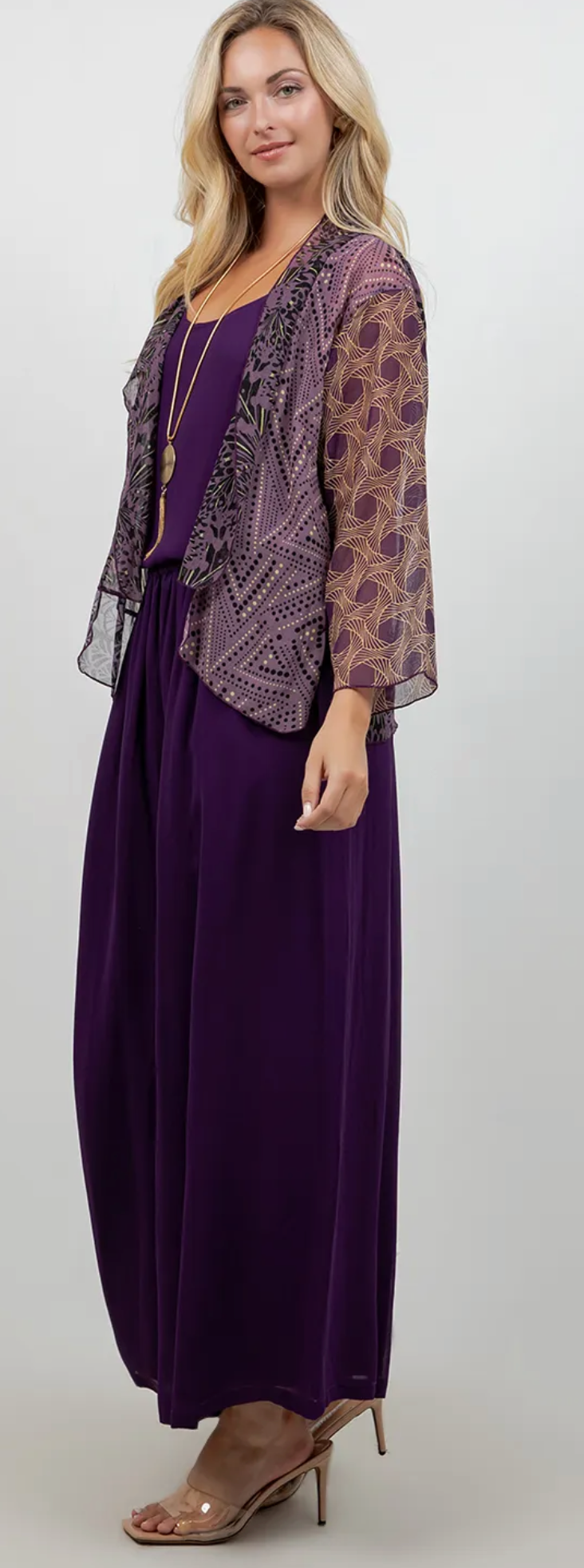 $66 OFF Jacket – Plum One Size Fits Small to 2X
