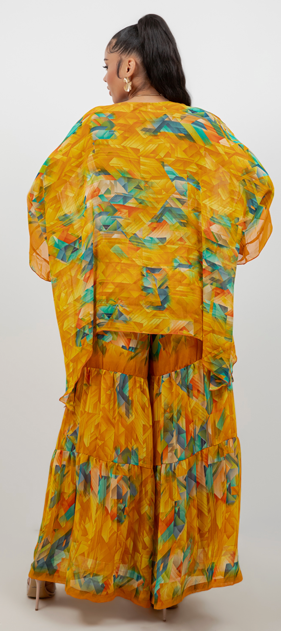 2 LEFT INSTOCK- Amber Geo Oversize Pacifica Tunic Top Set Lagenlook Boho Hippie Chic SML-6X+