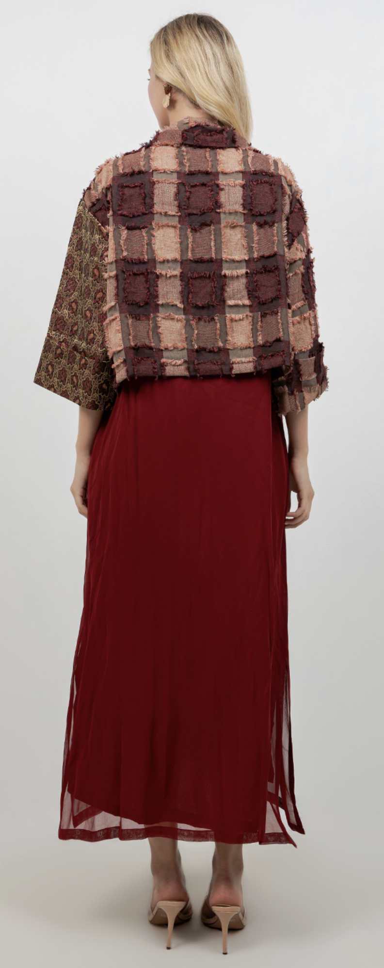 Lagenlook Fabric Fun Jacket Boho