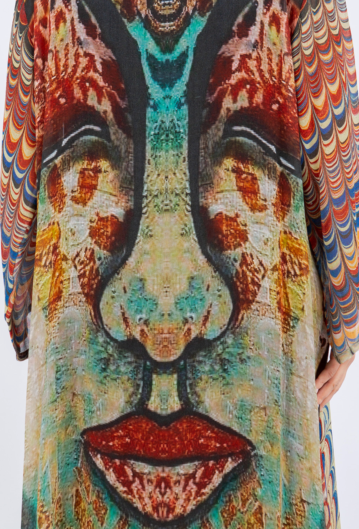 $40 Off Mystic Muse Kimono Jacket Modern Art Sml-2X