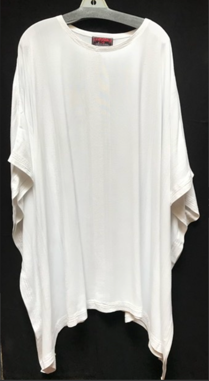 Tienda Ho 5 WHITE Austria Poncho Top Moroccan Cotton Sml-7X