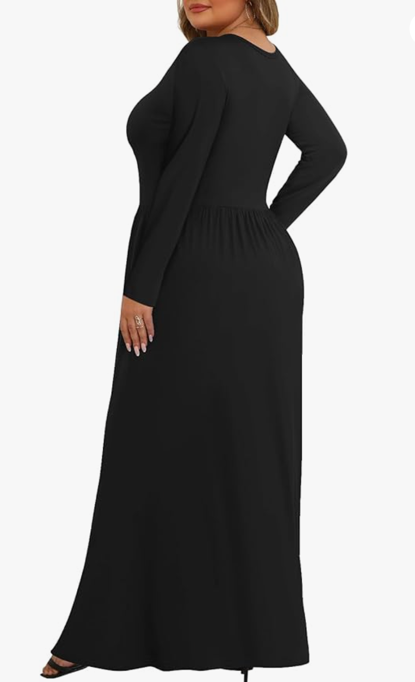 Sunheart Freedom Black Long Sleeve Dress Boho Hippie Chic Resort Wear Sml-3X Sunheart Freedom Black Long Sleeve Dress Boho Hippie Chic Resort Wear Sml-3X