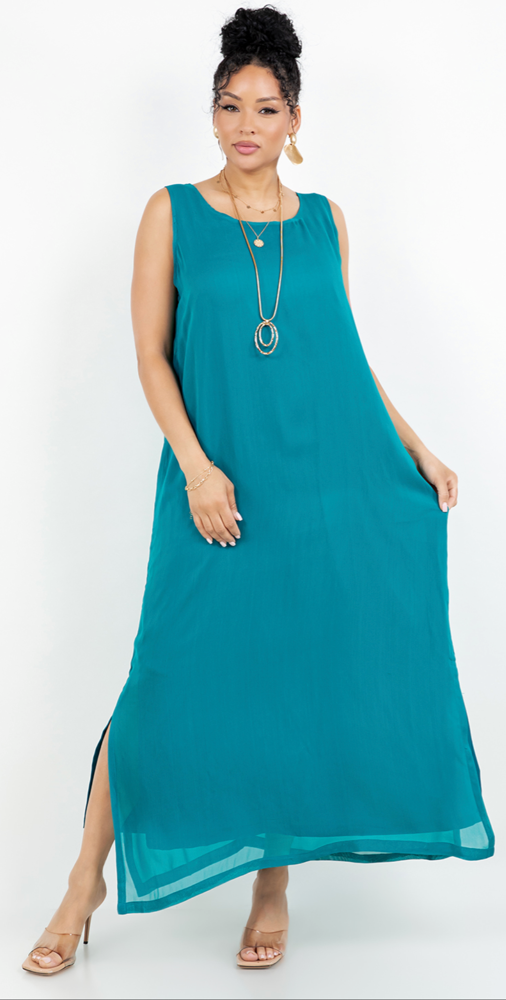 13 Colors Sunheart Tank Dress  Boho Hippie Chic Resort Wear Sml-2X