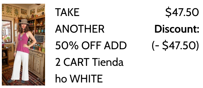 TAKE ANOTHER 50% OFF ADD 2 CART Tienda ho WHITE Roma Pant Vices & Spices Moroccan Cotton Boho Hippic Chic Sml-2x