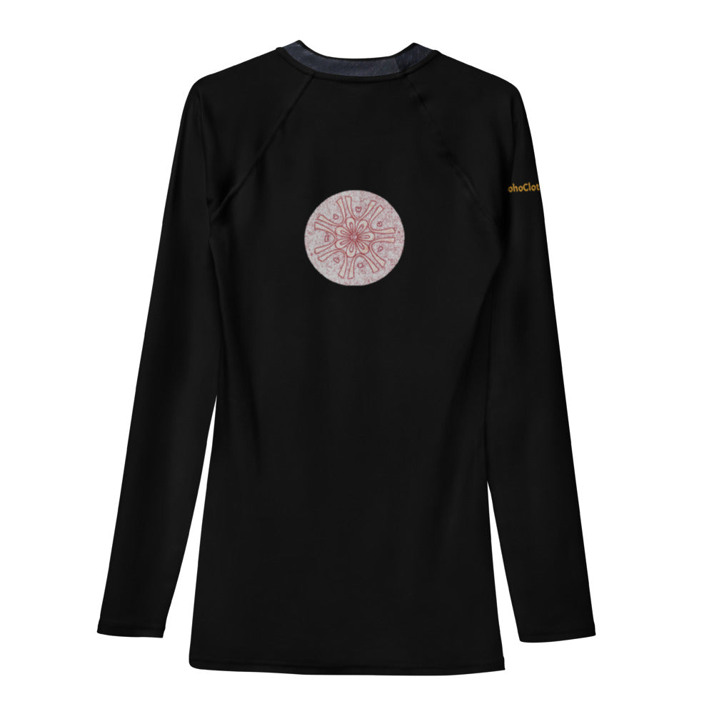 Sunheart Rembrandt Man in Golden Sport Men's Rash Guard Swim Top Make a Splash XS-3X