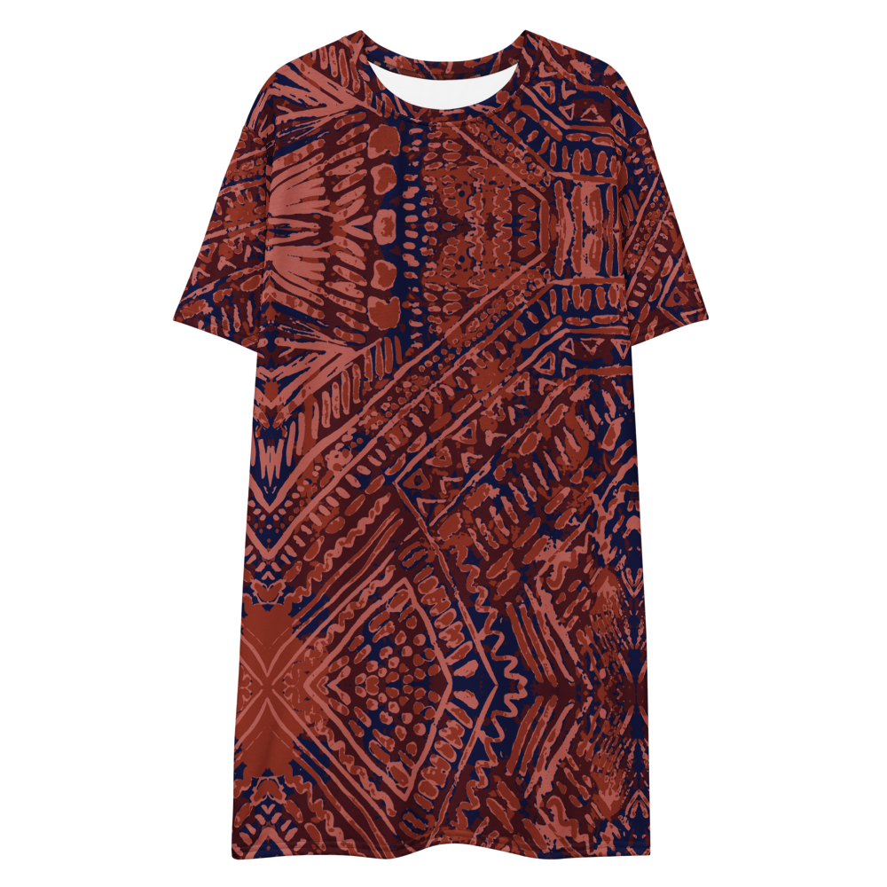 Red Desert Folk Art Tee Shirt Small to 6X