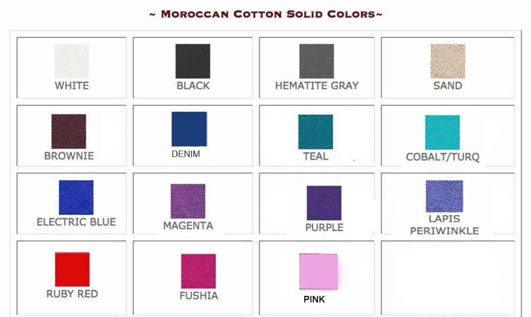 Damascus plus-size Tunic Top Moroccan Cotton Sml-7X Custom Dye