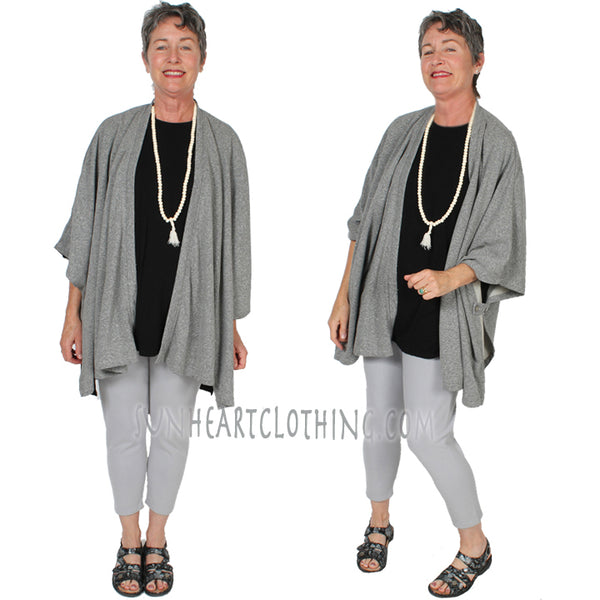 Kleen Poncho Ruana Cotton Jacket; Womens Clothing Boho, Hippie Chic ...