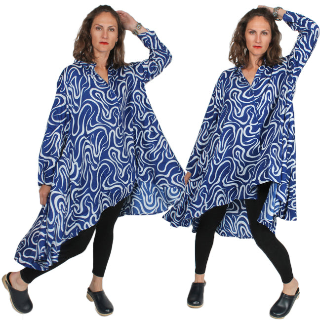 Sunheart Matisse Top Boho Hi-Low Resort Wear Lagenlook Sml-3x